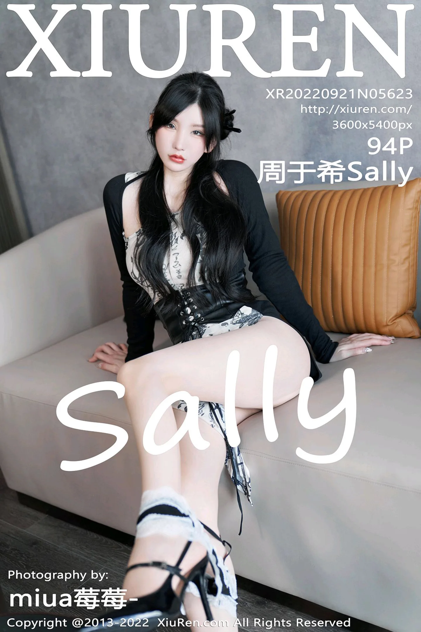 [XiuRen秀人网]No.5623_女神周于希Sally性感拼色连衣裙配超薄开档肉丝绝美诱惑写真94P-秀人网 - XiuRen.Space